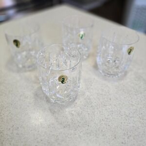 New no box 4 Waterford Crystal Westhampton Double Old Fashioned Glasses Germany